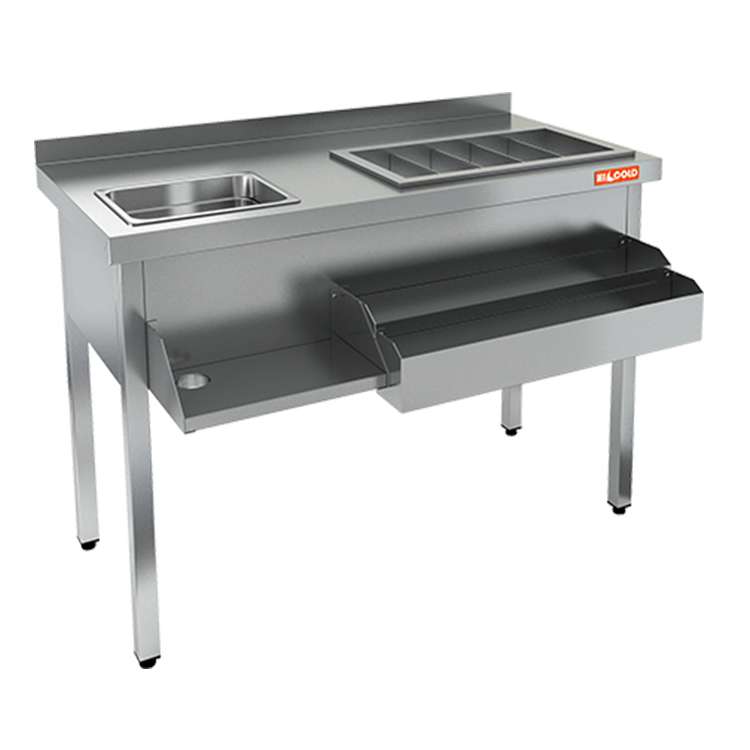 Барная станция открытая Hicold НКС-12/6БПК