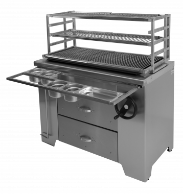 Мангал многофункциональный угольный УММ/2 (ROBATA L1200)