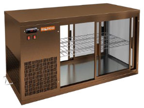 Настольная витрина Hicold VRL 900 L Bronze