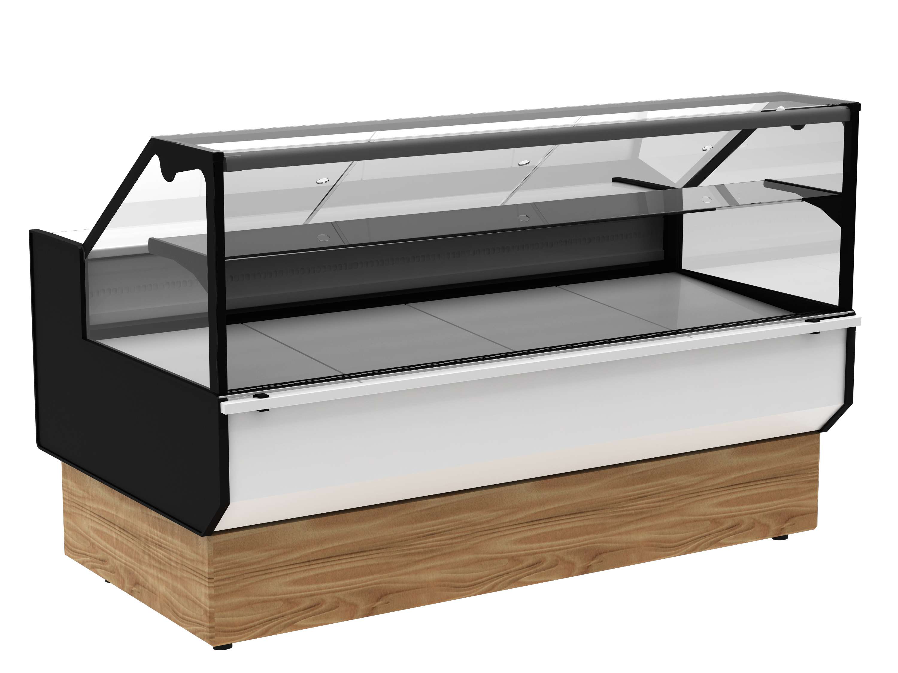 Холодильная витрина Полюс GC95 SV 1,2-1 KombiLux / INOX (ВХСр-1,2 Carboma GC95)