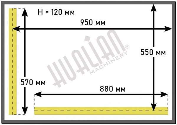 Напольный вакуумный упаковщик DZ-1000/2L (нерж.)