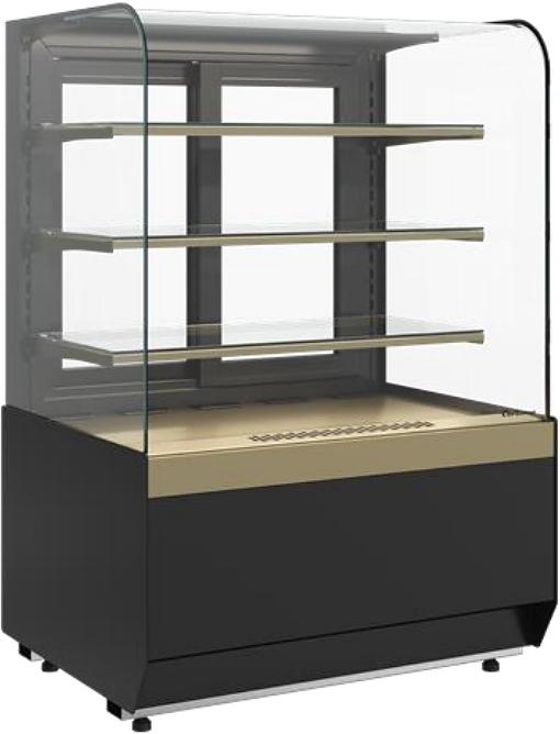 Витрина кондитерская Carboma KR70 VM 0,6-2 STANDARD открытая, горка (9005-0109)