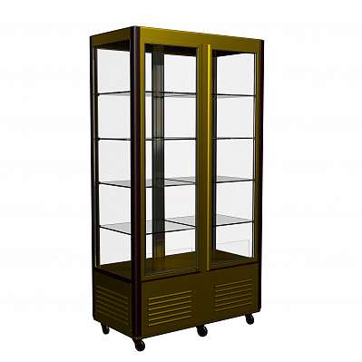 Кондитерская витрина Carboma D4 VM 800-1 (R800C бежево-коричневый, стандартные цвета)