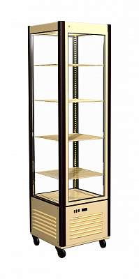 Кондитерская витрина Carboma D4 VM 400-1 (R400C бежево-коричневый, стандартные цвета)