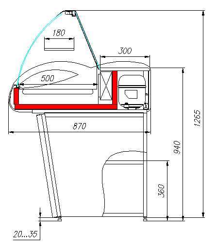 Подставка для настольной витрины Полюс A87 N 1,0-10 (1,0)