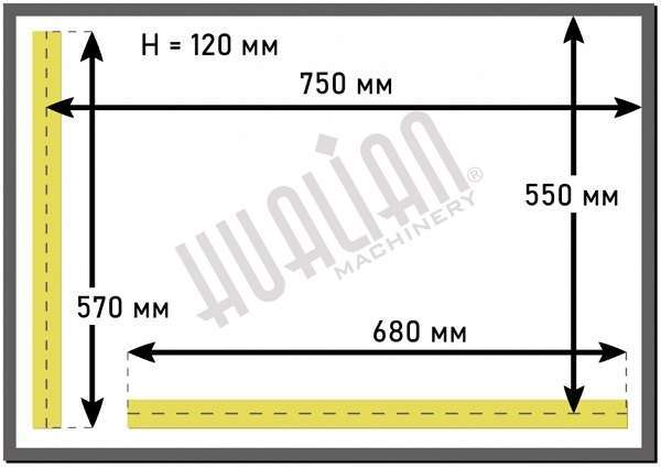 Напольный вакуумный упаковщик DZ-800/2L (нерж.)