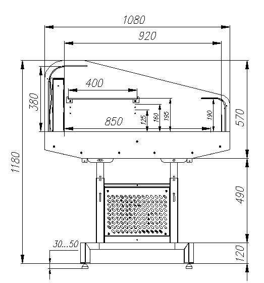 Промо-витрина Полюс PF11-12 VM 1,25-2 9006