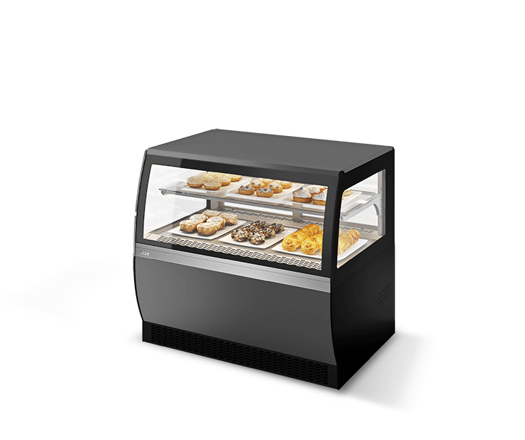 Витрина кондитерская Chilz VETE 90C серый матовый шлифованный нержавейка