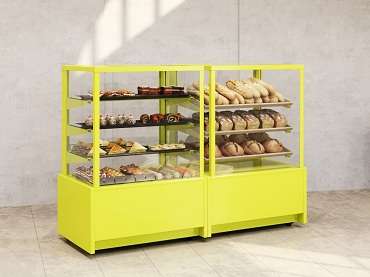 Витрина хлебная Carboma KC70 N 0,6-1 LIGHT Bread 0102-0109 (со стеклом)
