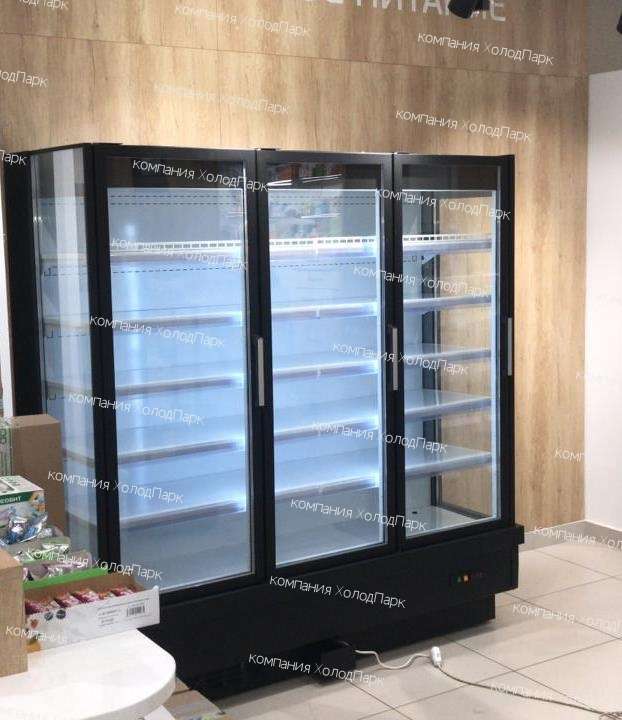 Холодильная горка Enteco Вилия Cube 187 П ВВ RD (с распашными дверьми)