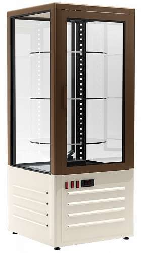 Кондитерская витрина Carboma D4 VM 120-2 (R120Cвр бежево-коричневый, стандартные цвета)
