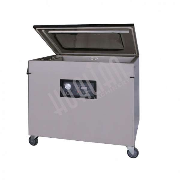 Напольный вакуумный упаковщик DZQ-1000/2L (нерж., газ)