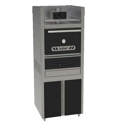 Печь Хоспер + подставка + полка для подогрева КОБОР FIRE-45-L BC