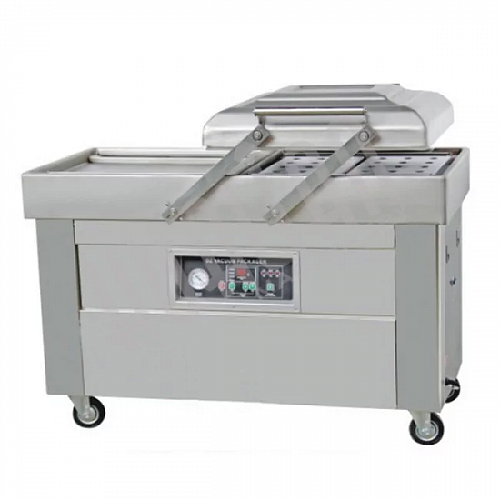Напольная двухкамерная вакуум-упаковочная машина DZQ-500/2SB SS